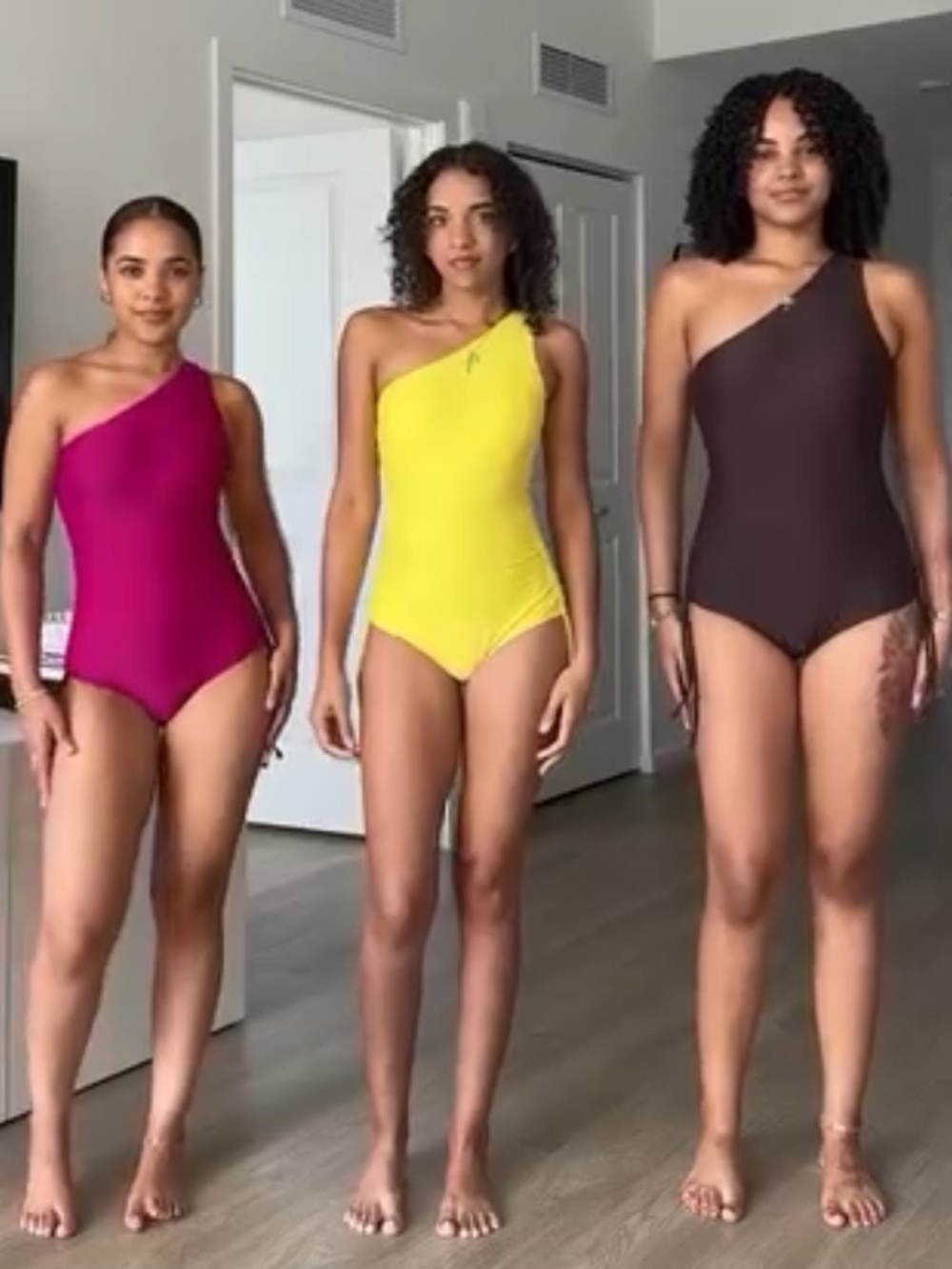 TA3 One Sidey One Piece Swimsuit 3X/ XLong NWT